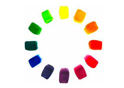 cercle chromatique de 12 couleurs