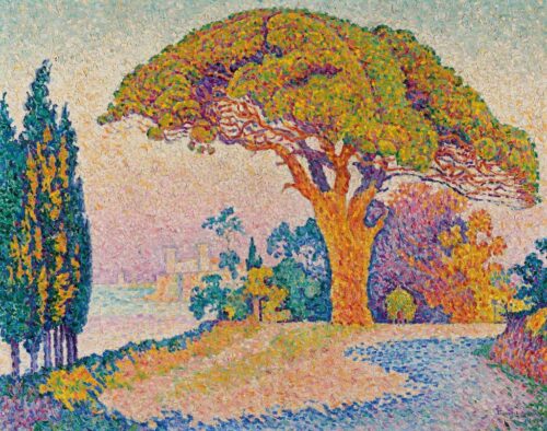 tableau de paul signac utlisant la théorie chromatique